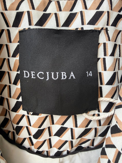 DECJUBA Tan/Black/White Coat/Jacket