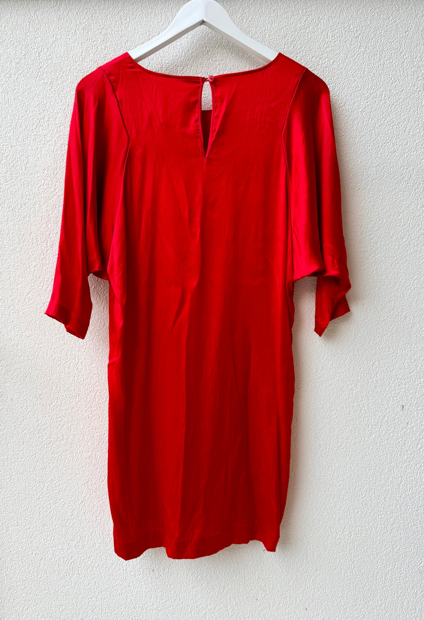 STORM Red Mini Silk Dress