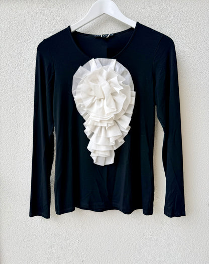 PAULA RYAN Black T-Shirt/Top