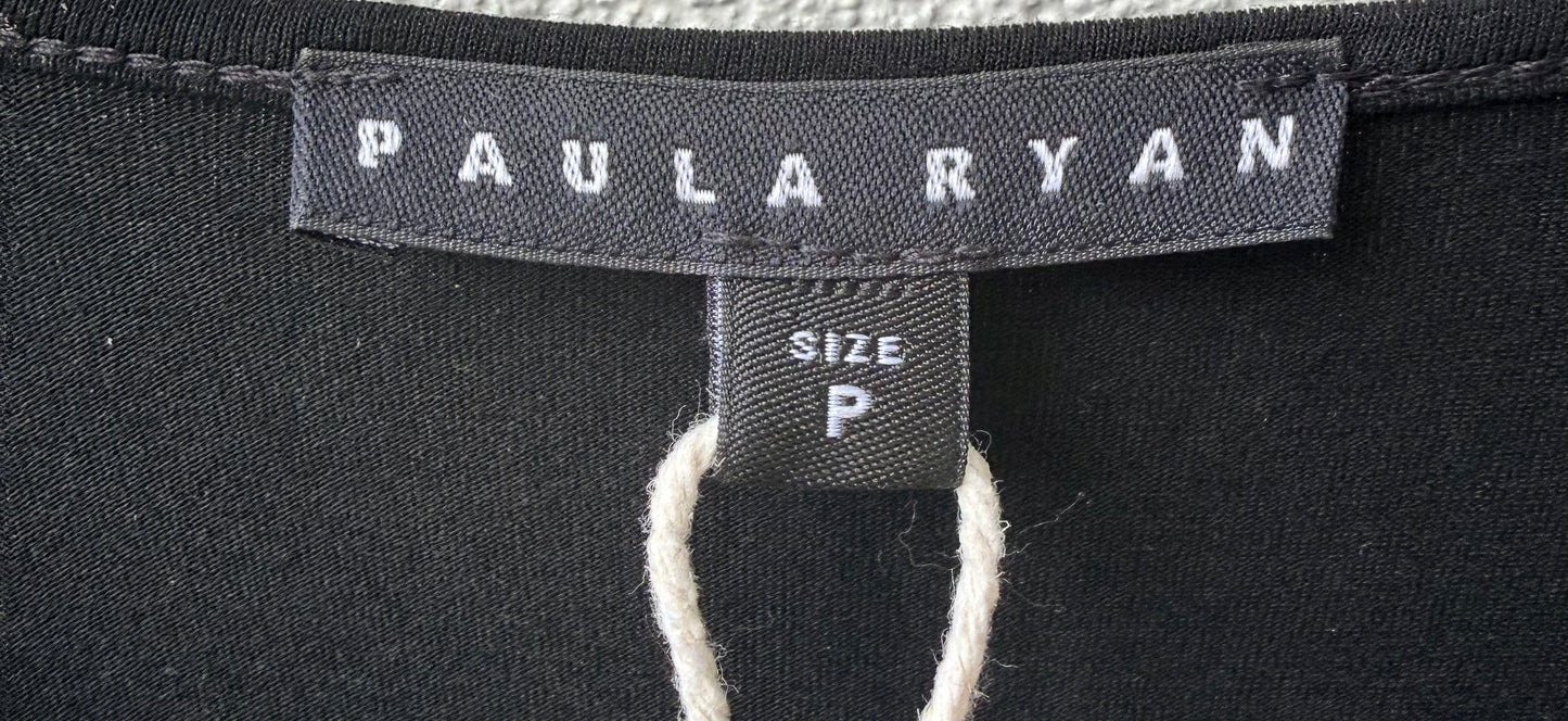 PAULA RYAN Black T-Shirt/Top