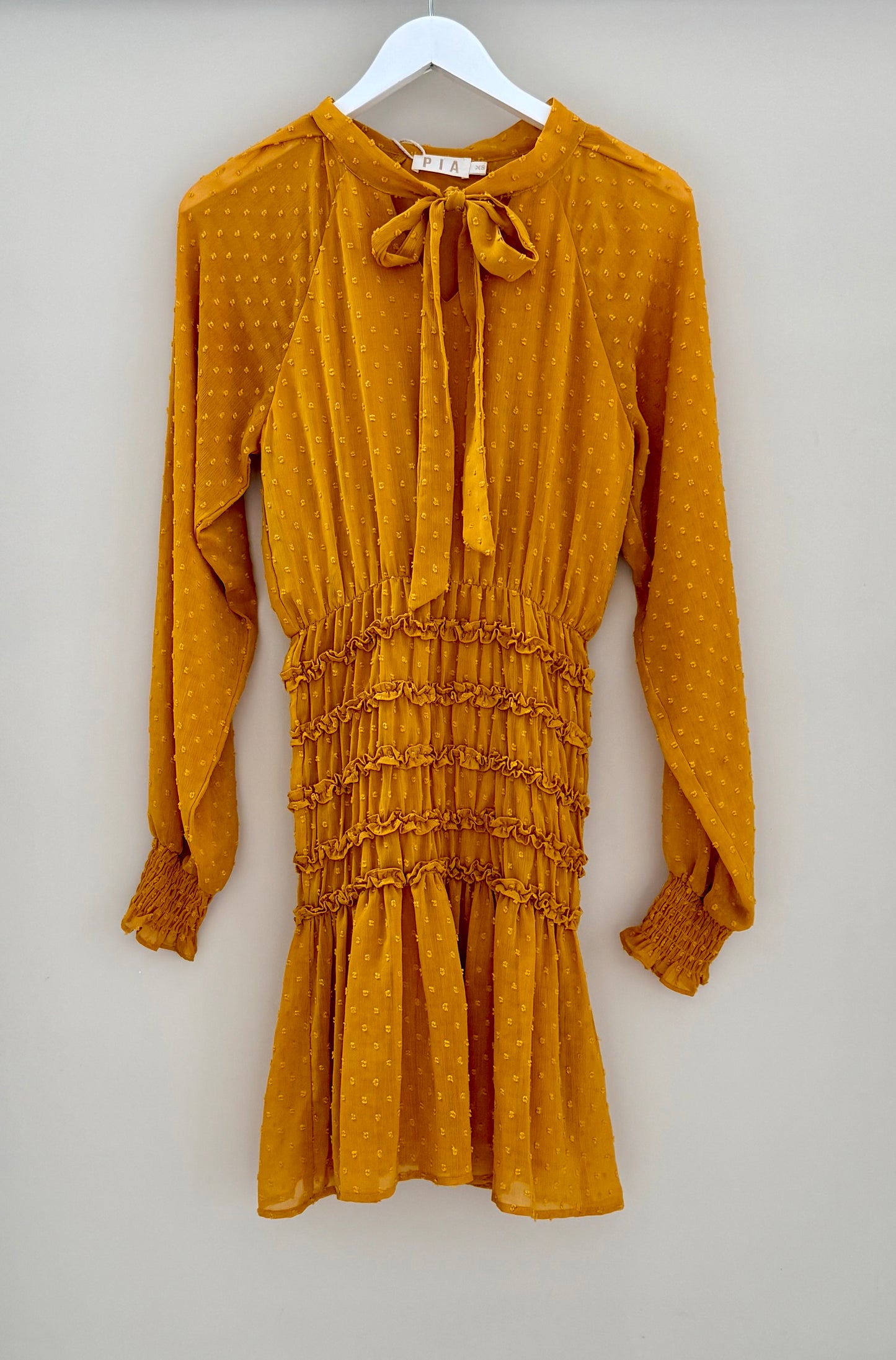 PIA Yellow Mini Dress