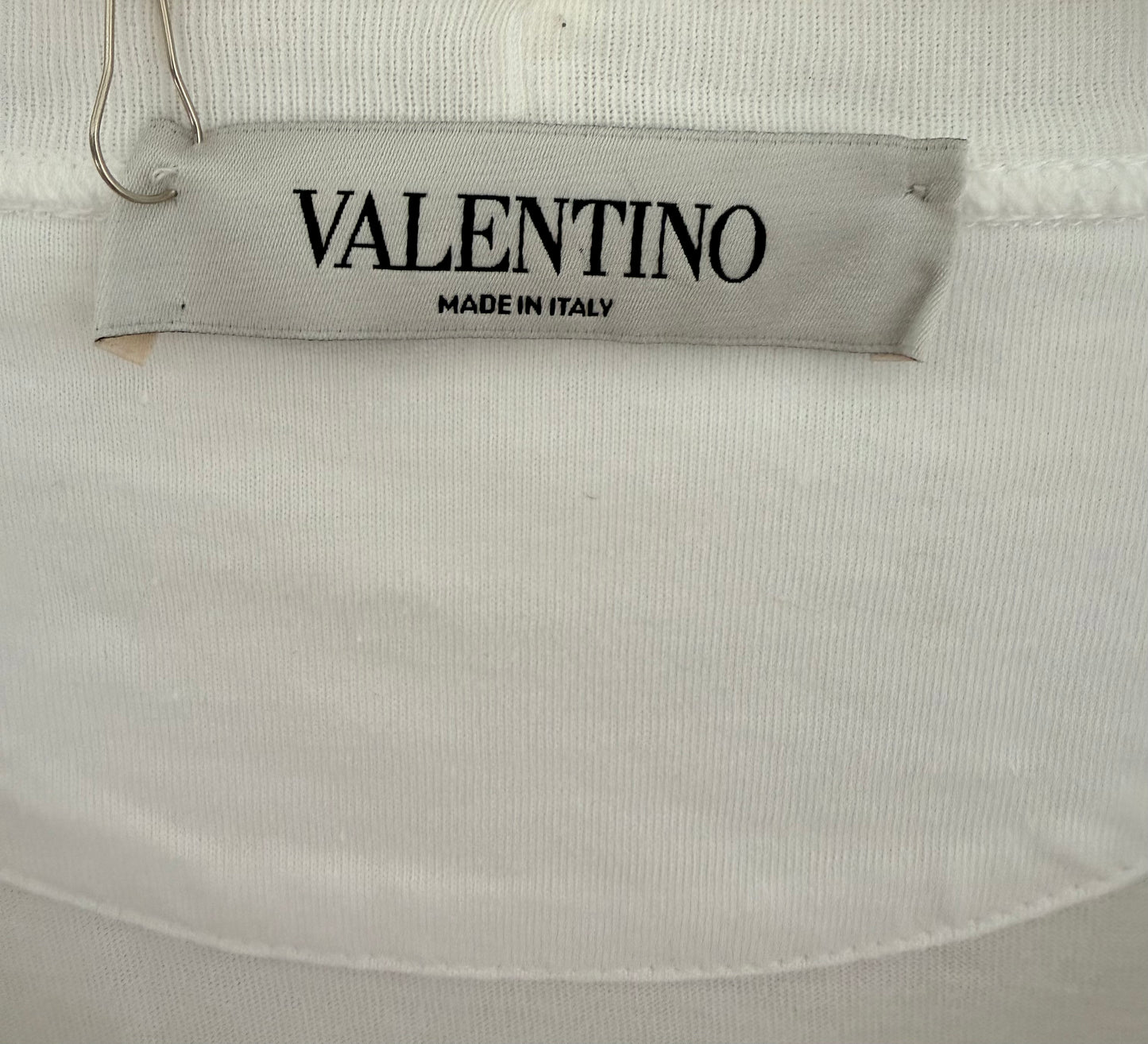 VALENTINO White Short Sleeve T-Shirt