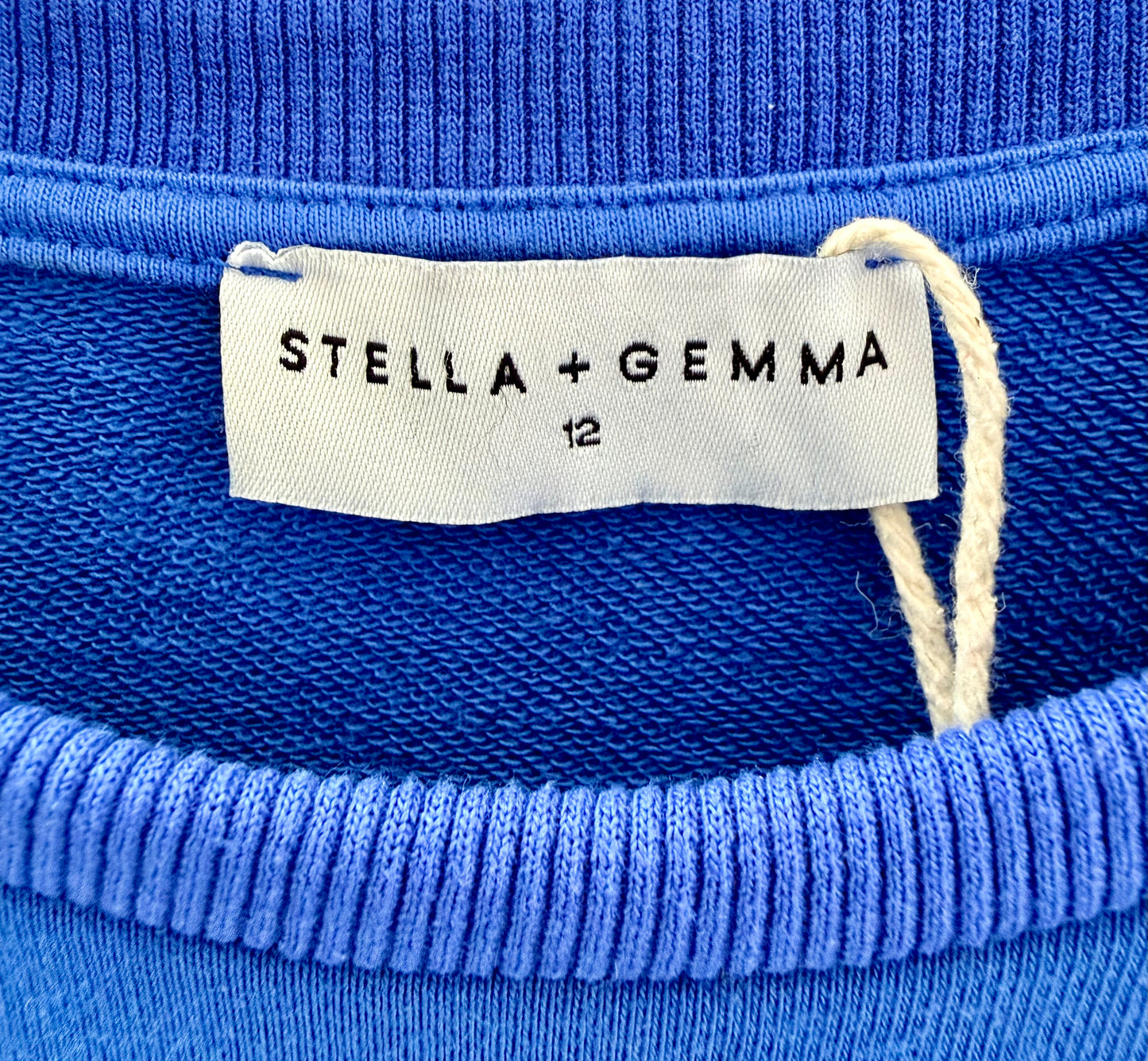 STELLA + GEMMA Blue Knee Length Dress