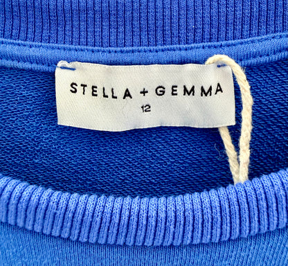 STELLA + GEMMA Blue Knee Length Dress