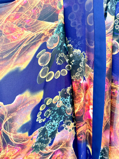 AUGUSTINE/Resort- Purple Floral Kimono