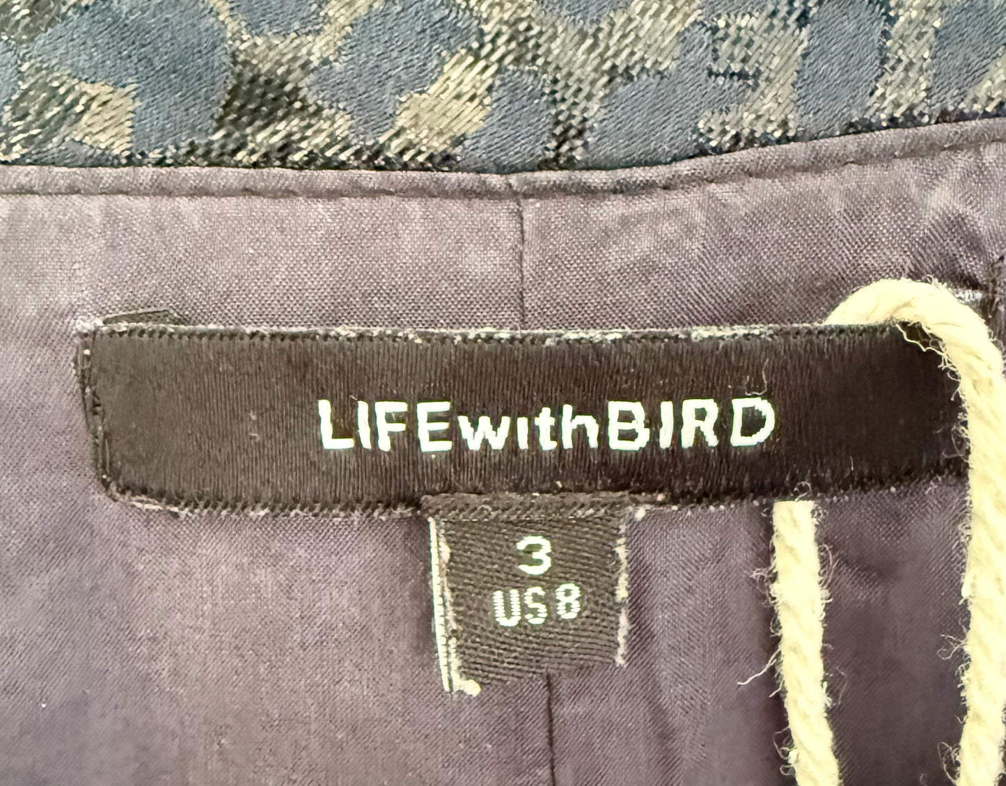 LifewithBird (L.W.B) Black Knee Length Silk Dress