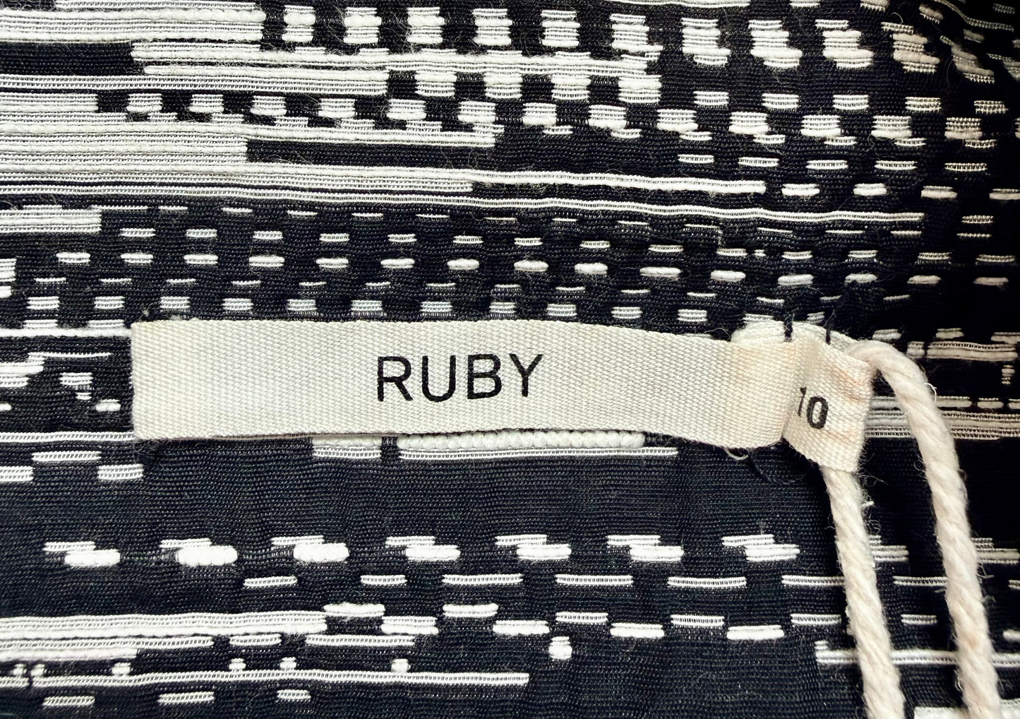 RUBY Black/White Mini Dress