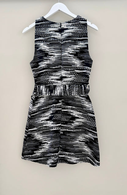 RUBY Black/White Mini Dress