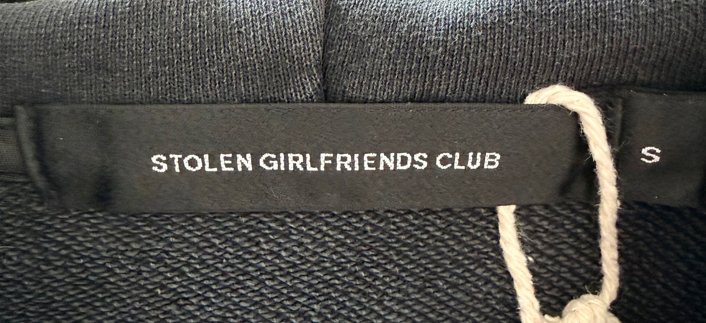 STOLEN GIRLFRIENDS CLUB Navy/Grey Hoodie (Size S)