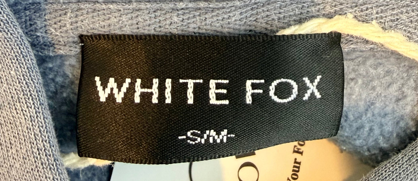 WHITE FOX Blue/Grey Hoodie (Size S/M)