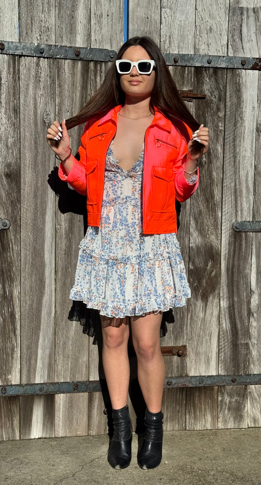 TRELISE COOPER Orange/Pink Jacket