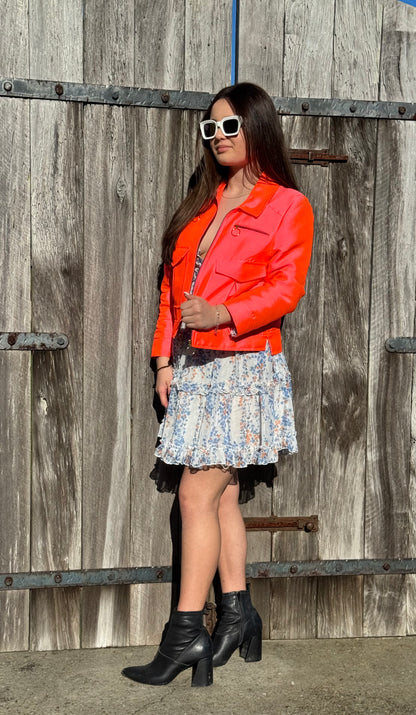 TRELISE COOPER Orange/Pink Jacket