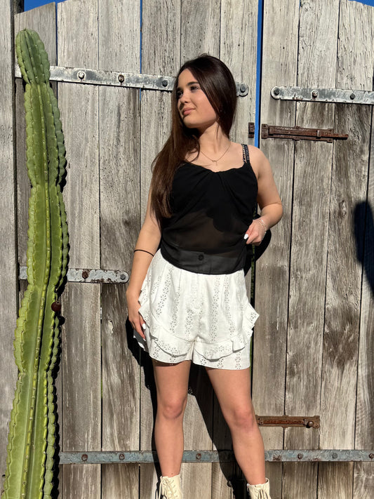 RUBY White Shorts