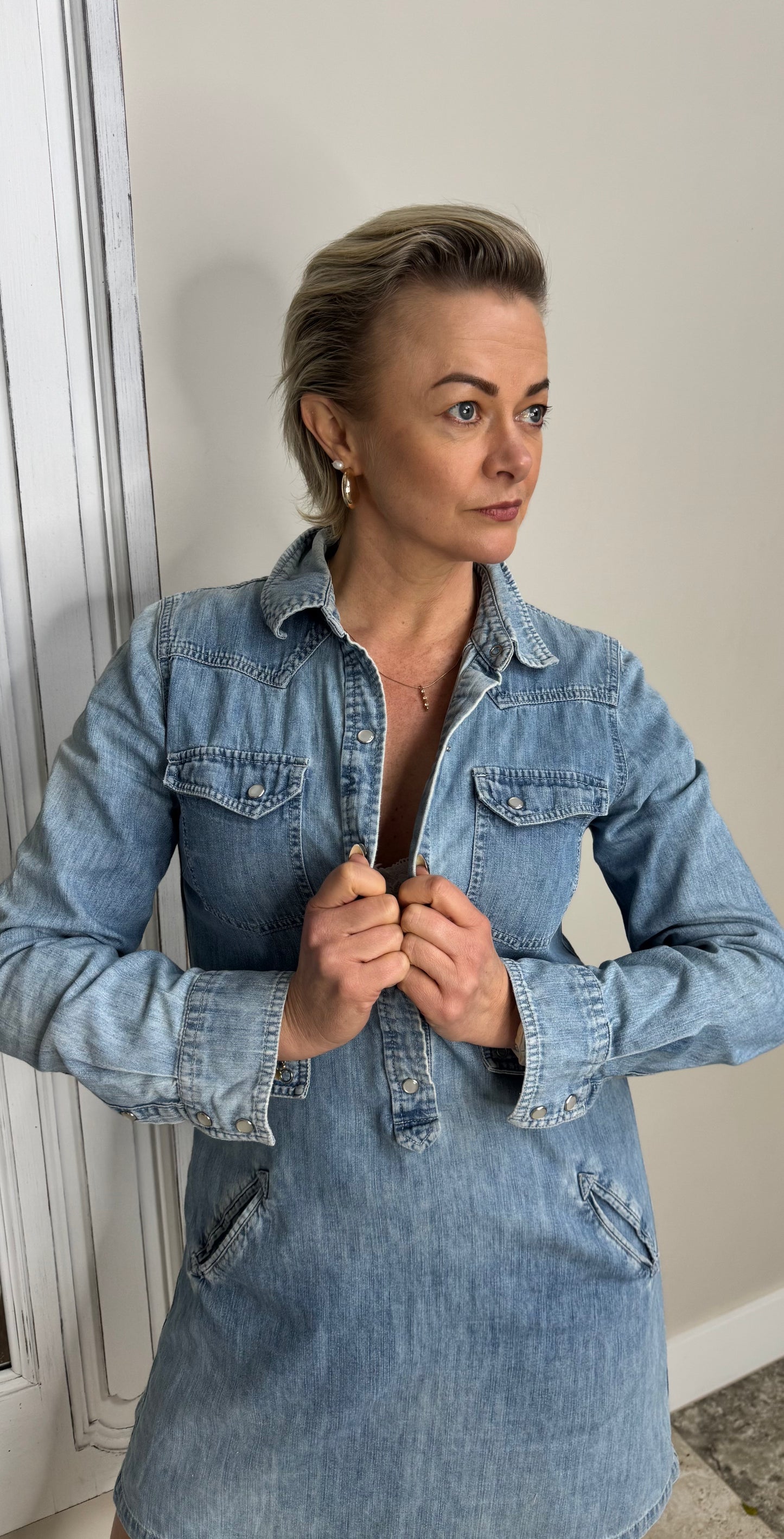 WORKSHOP Blue Mini Dress