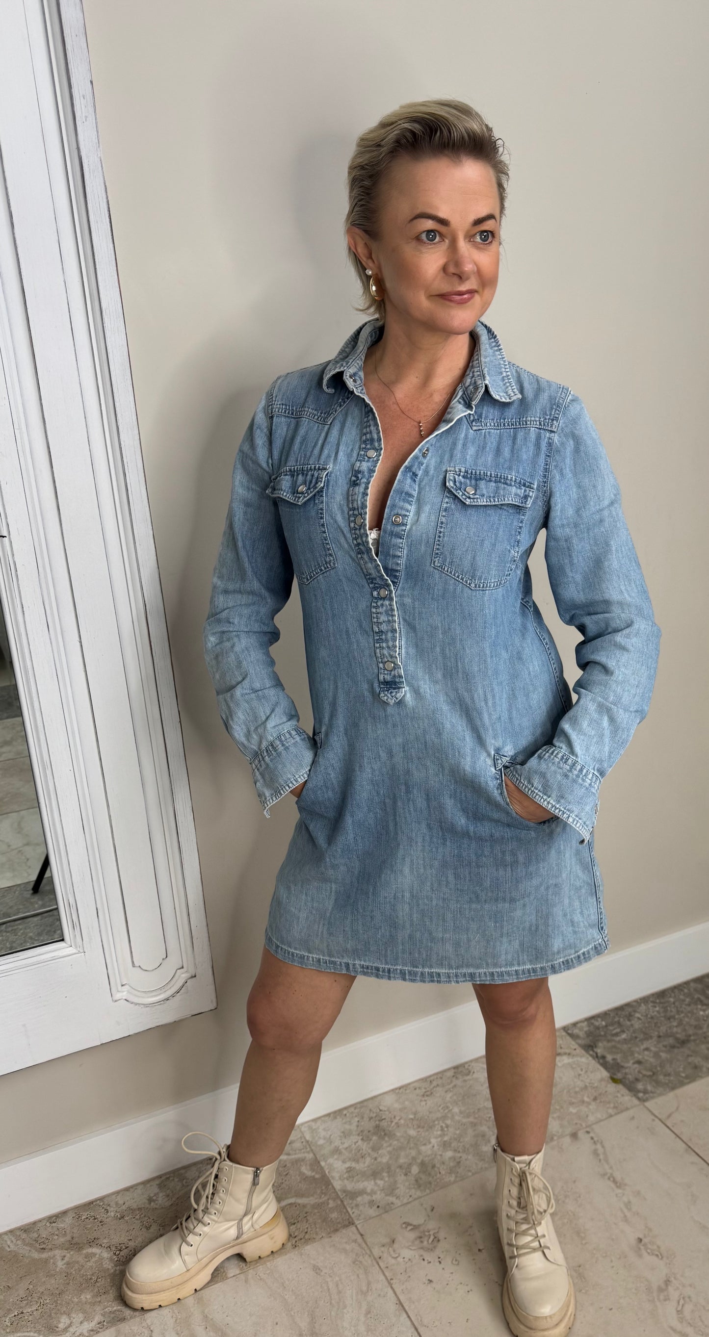 WORKSHOP Blue Mini Dress