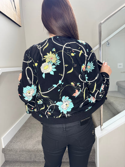 RUSTY Black/Floral Jacket