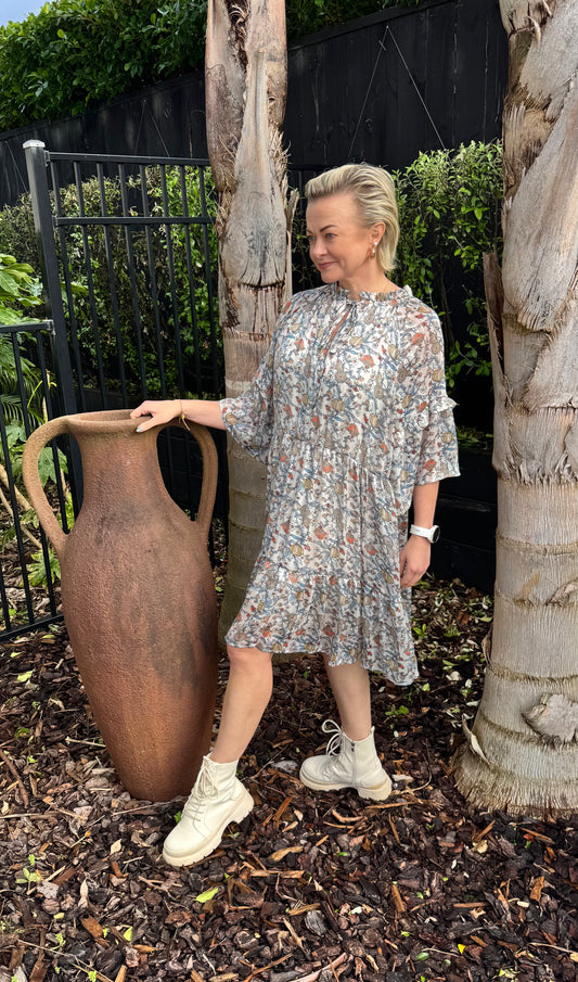 PLAYLIST Midi Floral Dress
