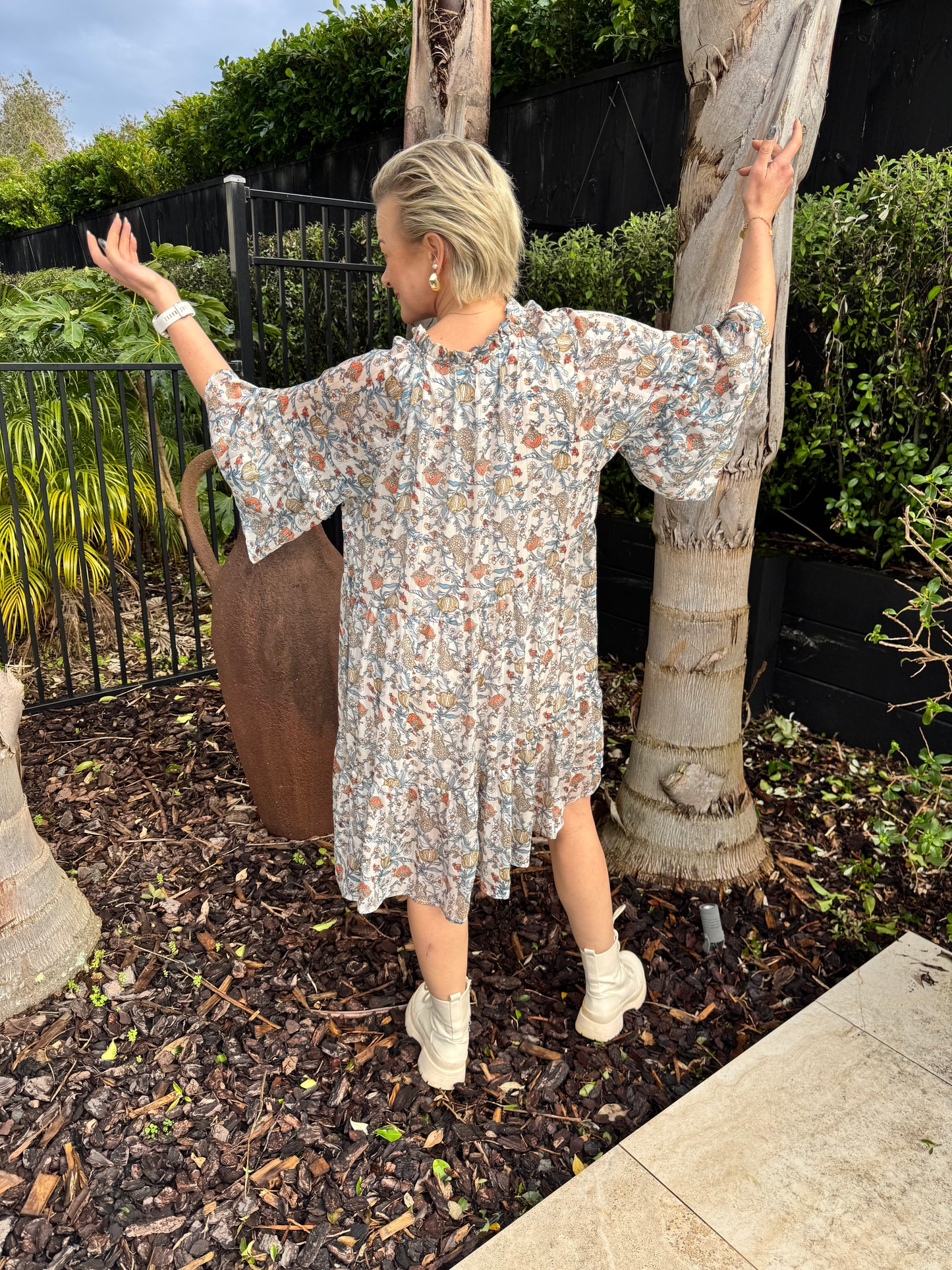PLAYLIST Midi Floral Dress