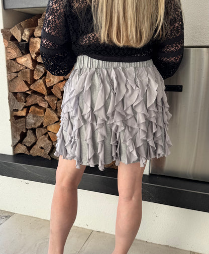 FEDERATION Grey Mini Skirt