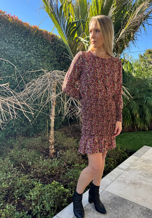 TOPSHOP MOTO Floral Mini Dress