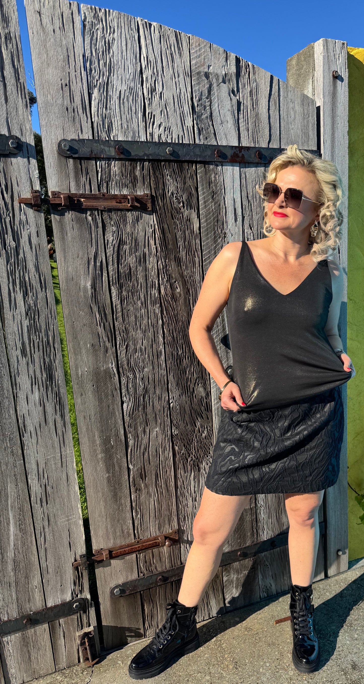 ZARA Black Wool Blend Mini Skirt