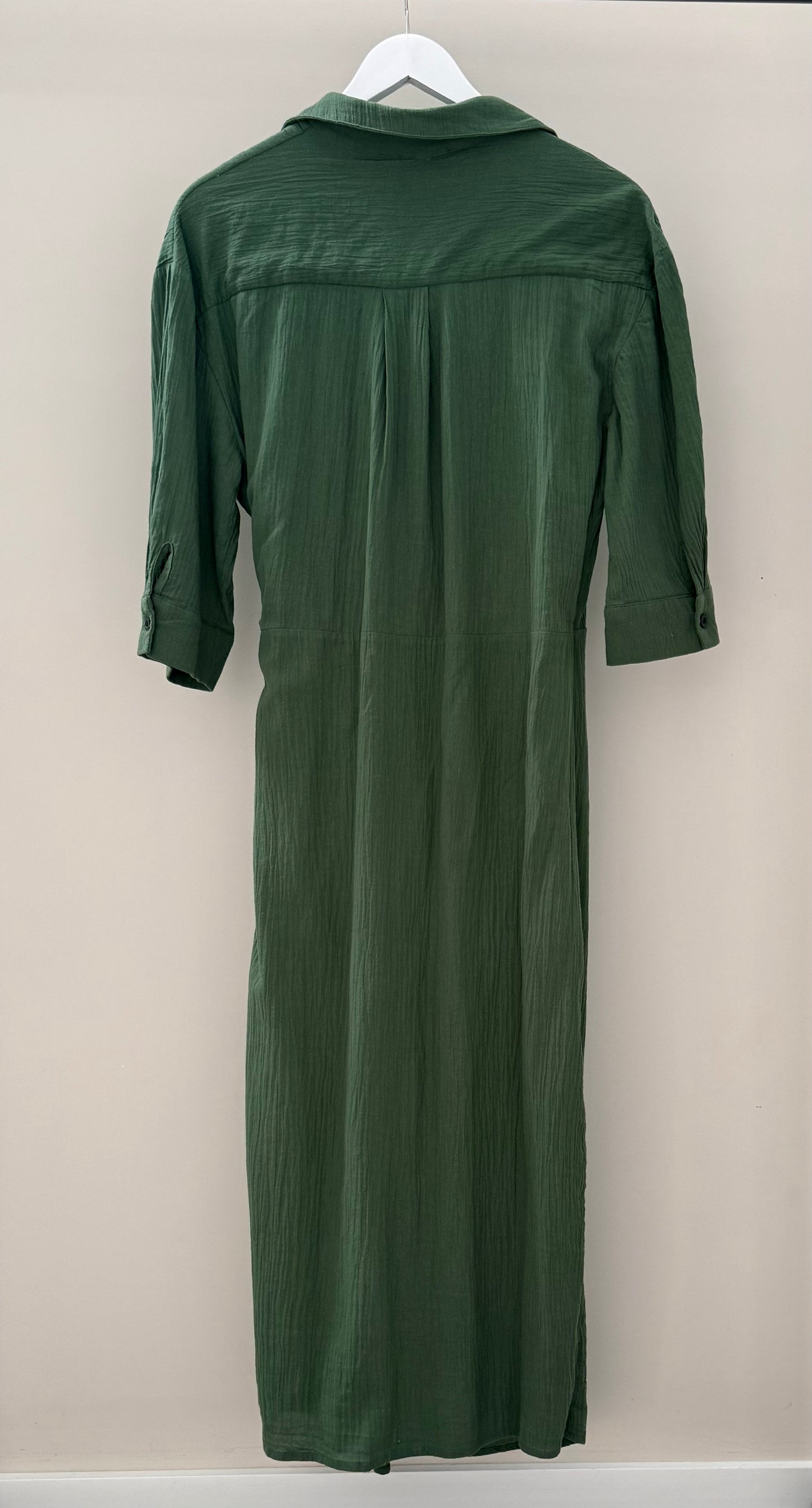 KETZ-KE Green Wrap Midi Dress, Size 14