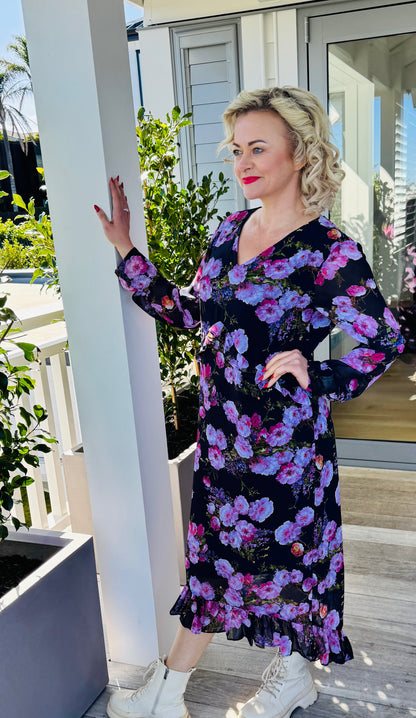 AUGUSTINE Floral Dress