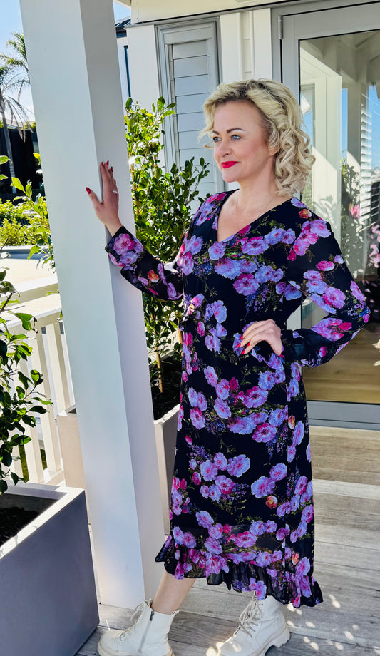 AUGUSTINE Floral Dress