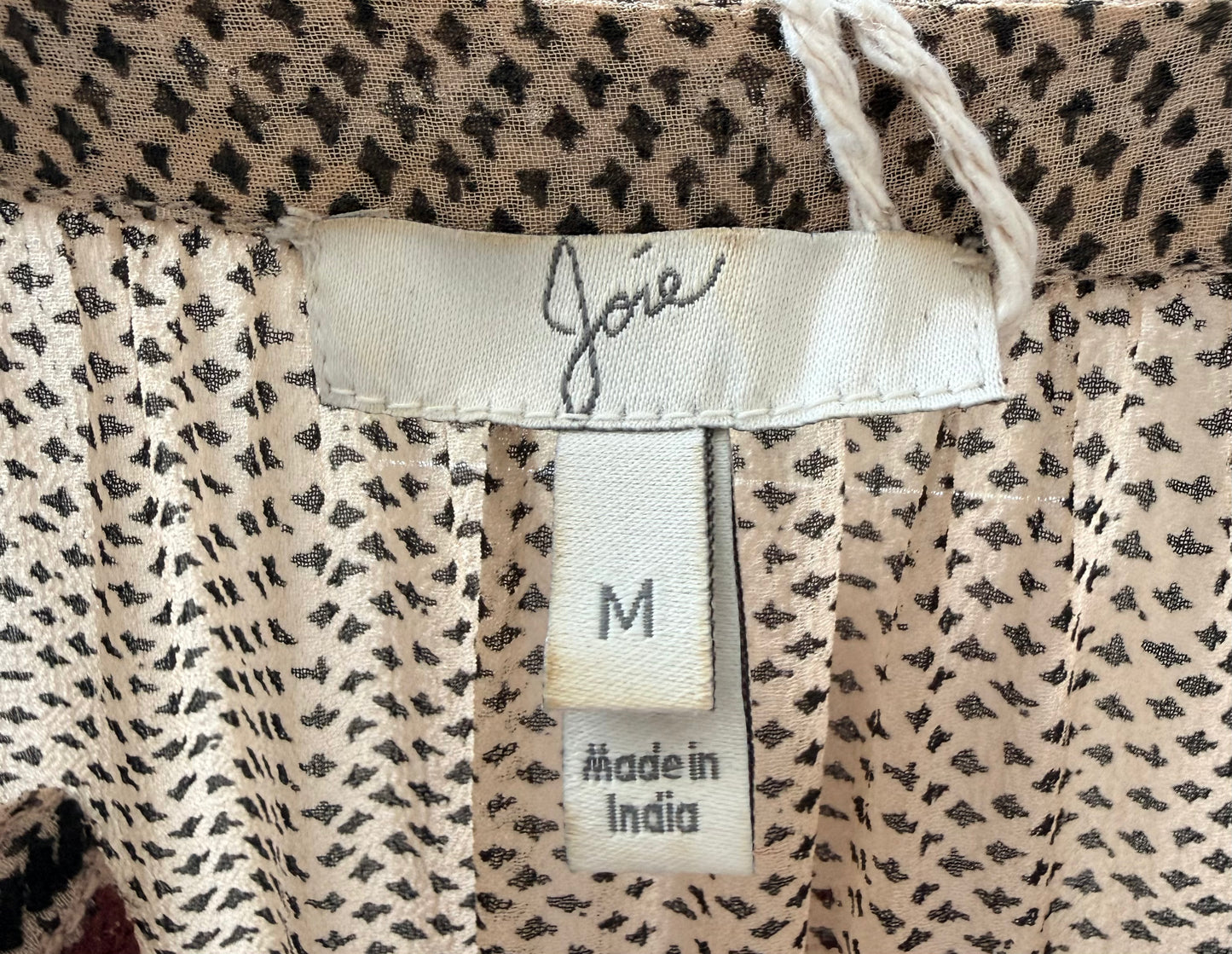 JOIE Brown Knee Length Silk Dress, Size M **Puppy Not For Sale