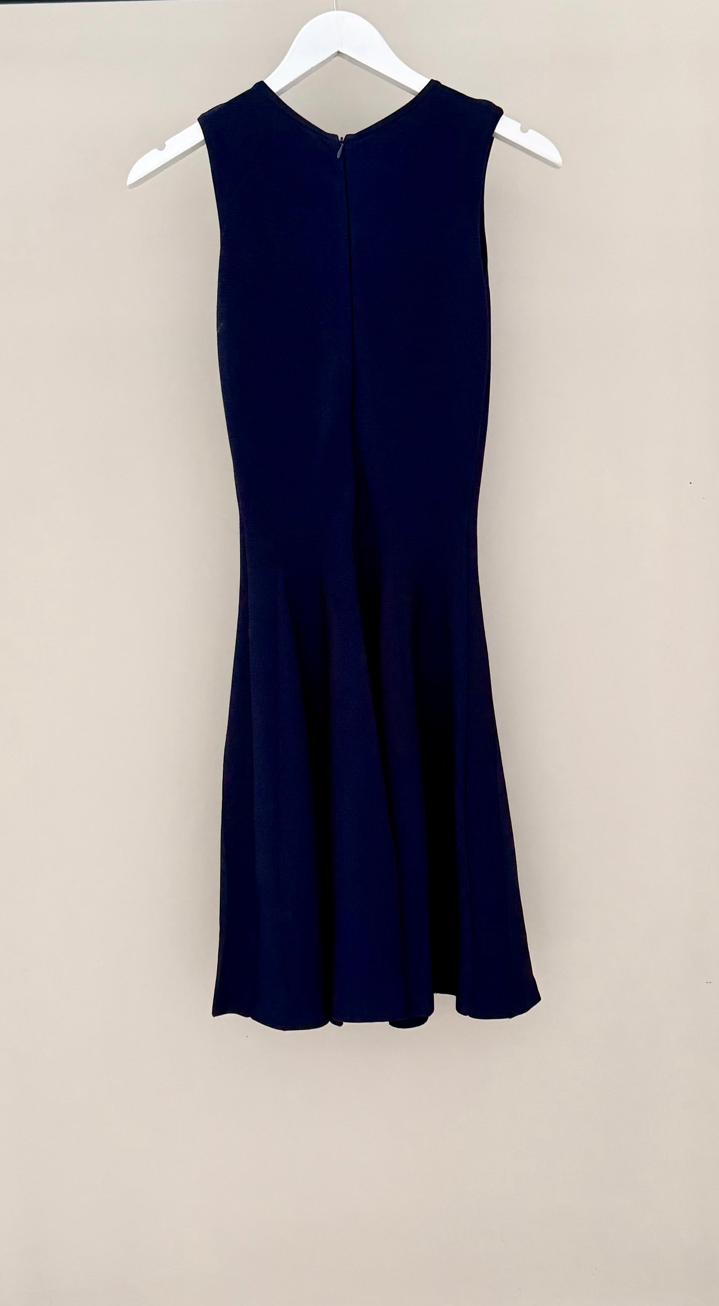 Navy Blue Knee Length Dress, Size 12