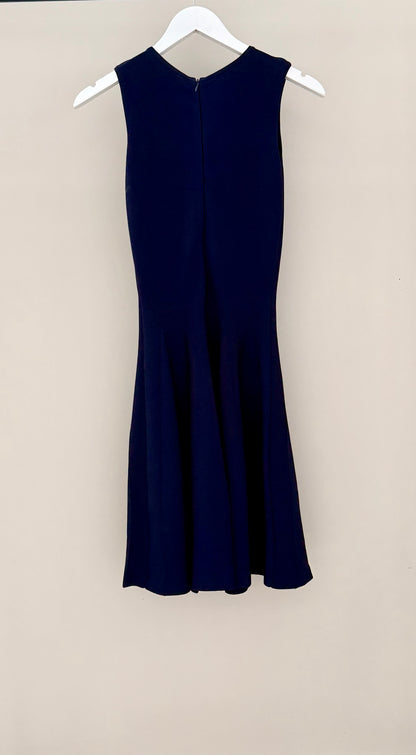 Navy Blue Knee Length Dress, Size 12