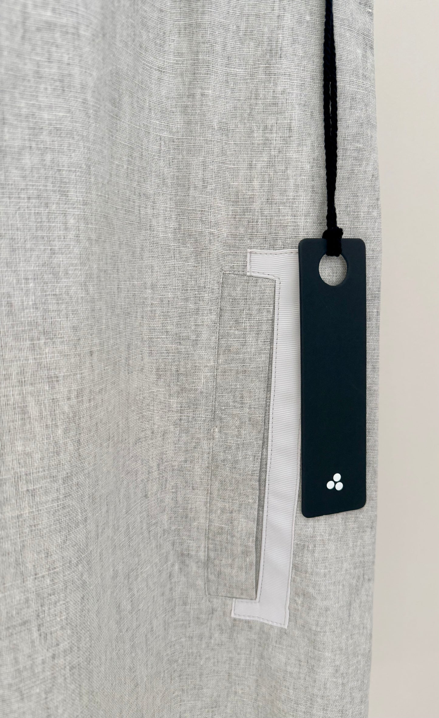 HUFFER Grey Linen/Cotton Blend Mini Dress, Size 6 (Fits S) *** NEW WITH TAGS ***