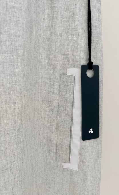 HUFFER Grey Linen/Cotton Blend Mini Dress, Size 6 (Fits S) *** NEW WITH TAGS ***