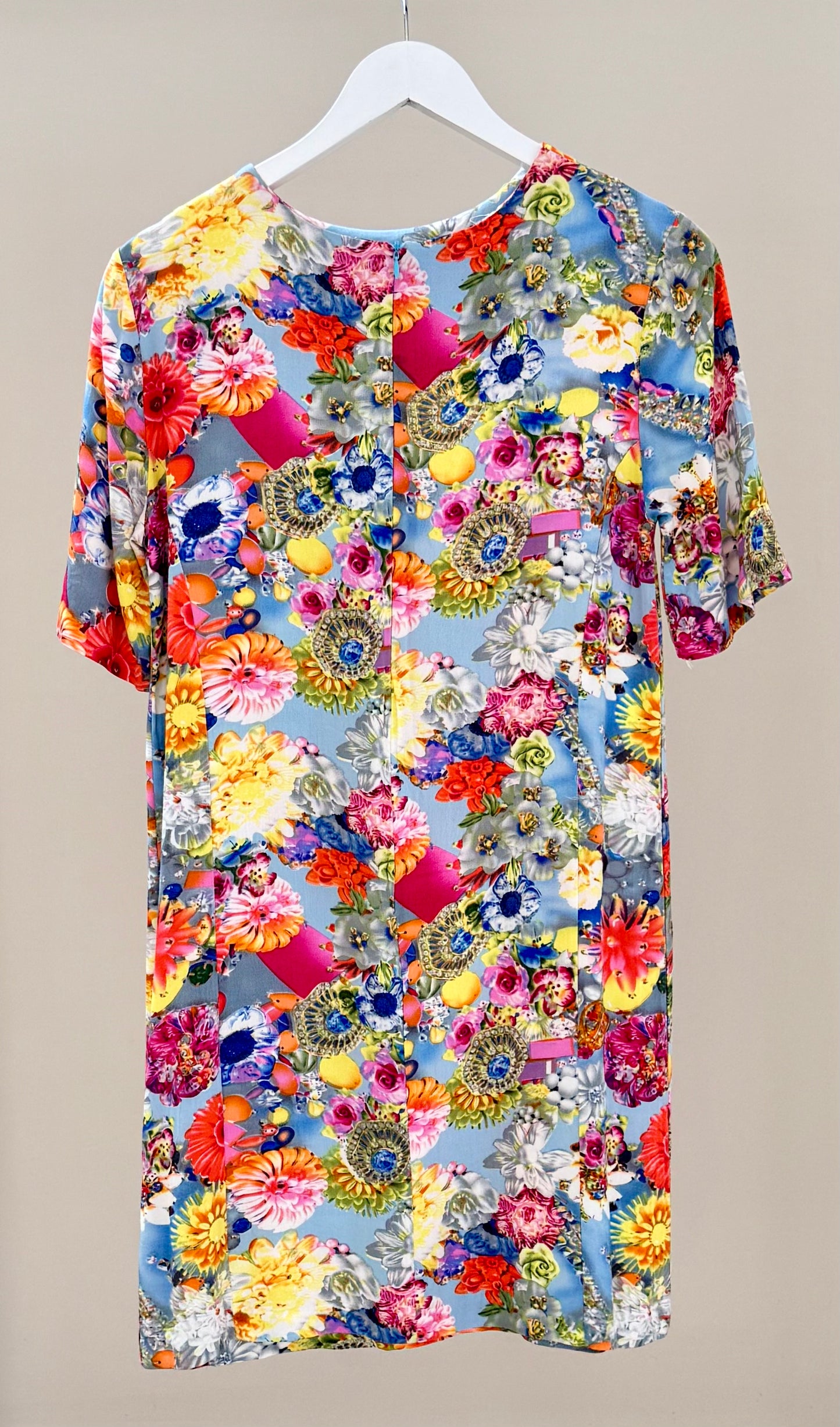 ASOS Floral Knee Length Dress, Sz UK6 (Fits S-M)