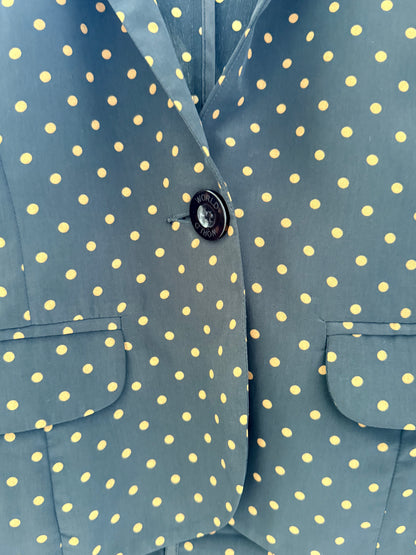 WORLD, Black Tan Dotted Jacket, Size XXS (Made in NZ)