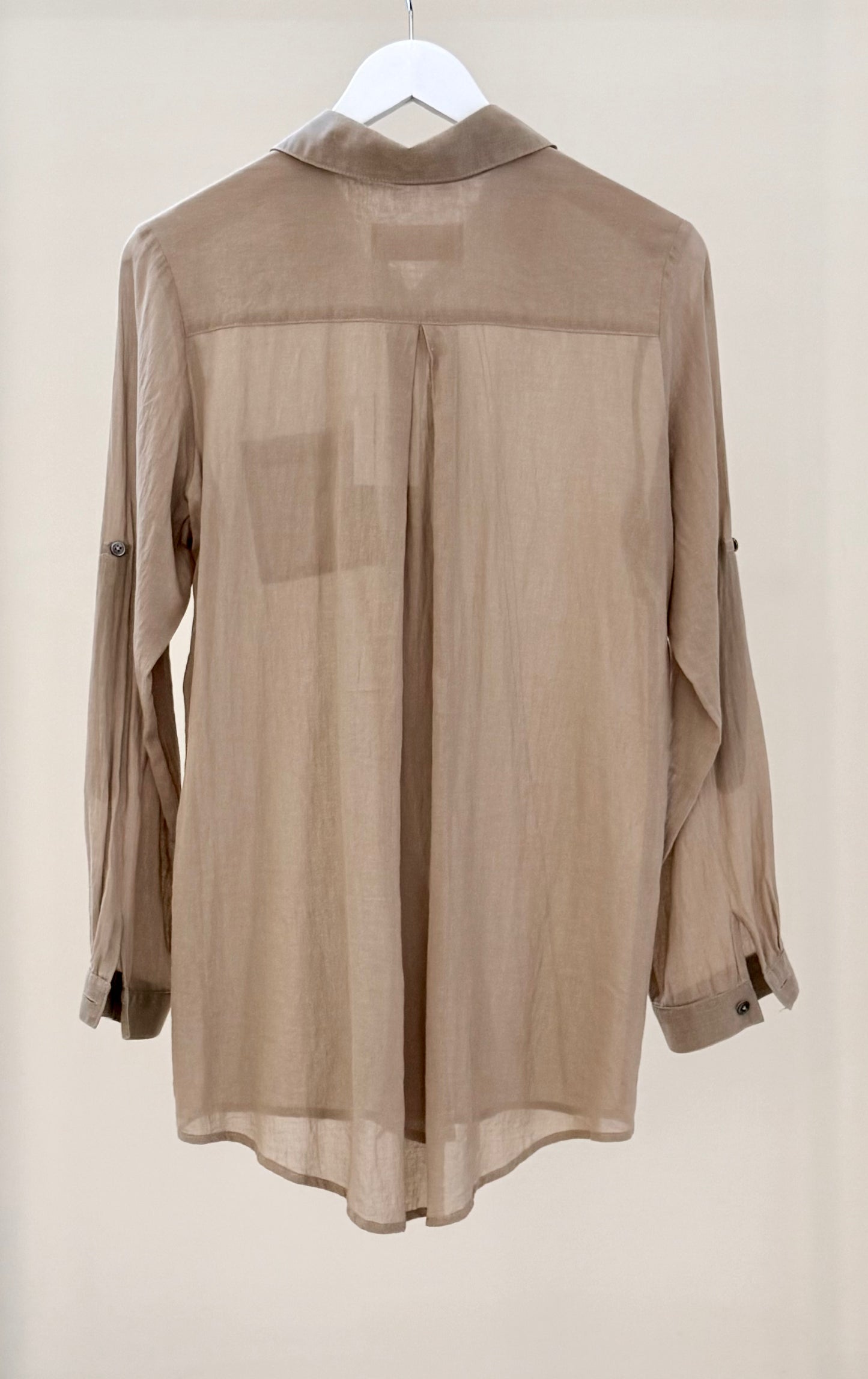 GREGORY Brown Shirt, Size 10 (Made in NZ)