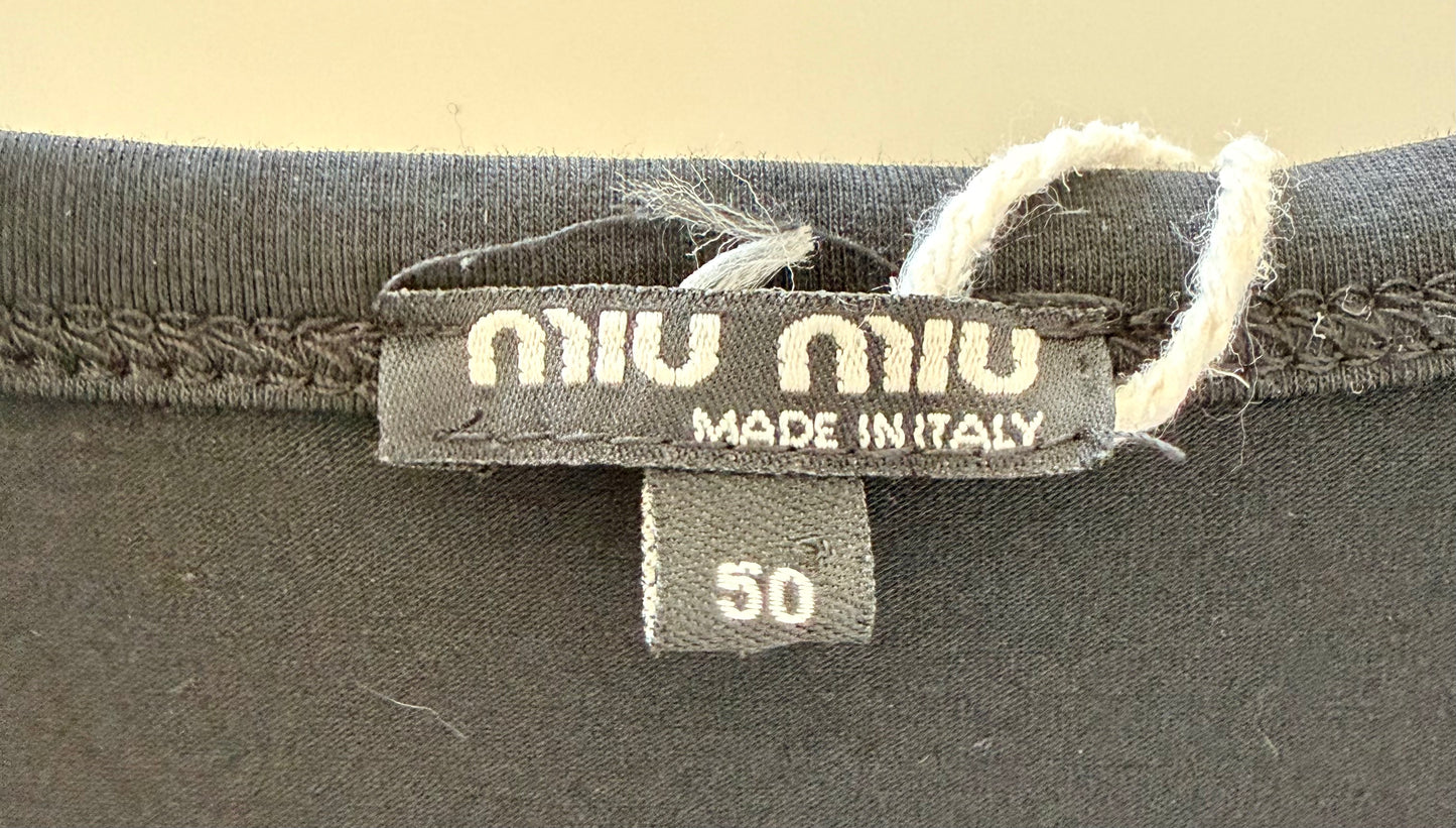 MIU MIU Black Top, Fits Size S-M