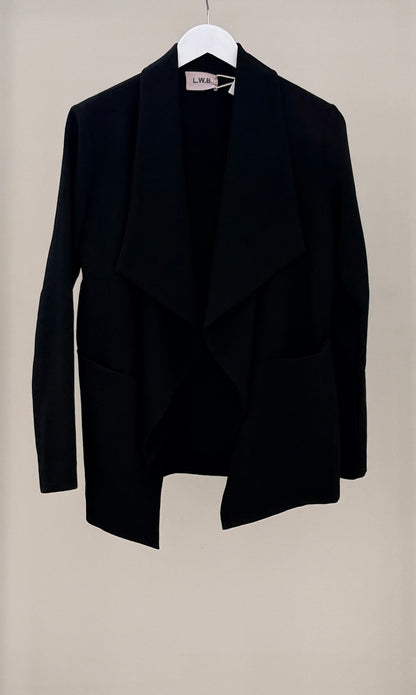 LIFE WITH BIRD Black Jacket, Fits S-M