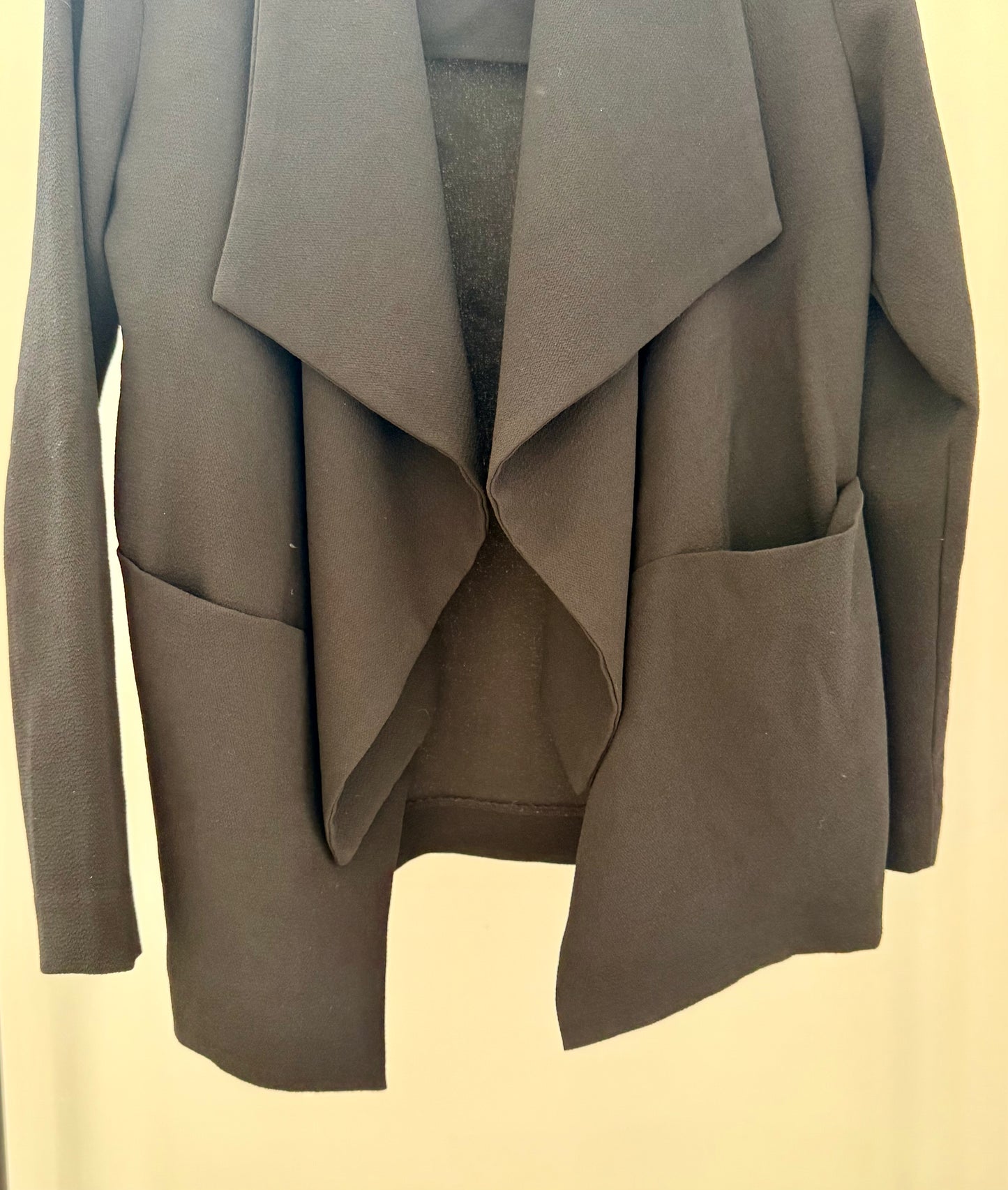 LIFE WITH BIRD Black Jacket, Fits S-M