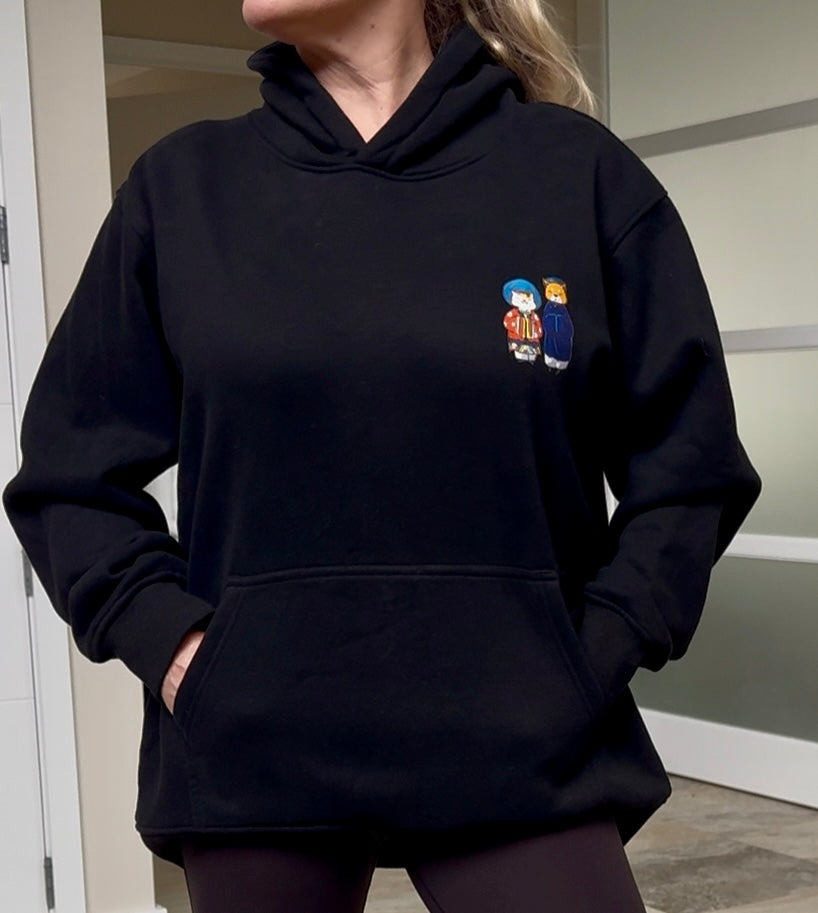TIRED CITY Black Hoodie