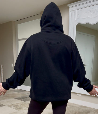 TIRED CITY Black Hoodie