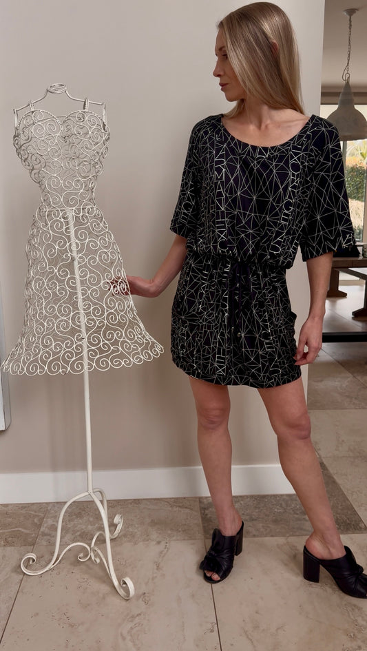 ARMANI EXCHANGE Knee Length Black Dress