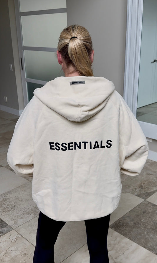ESSENTIALS Cream Hoodie