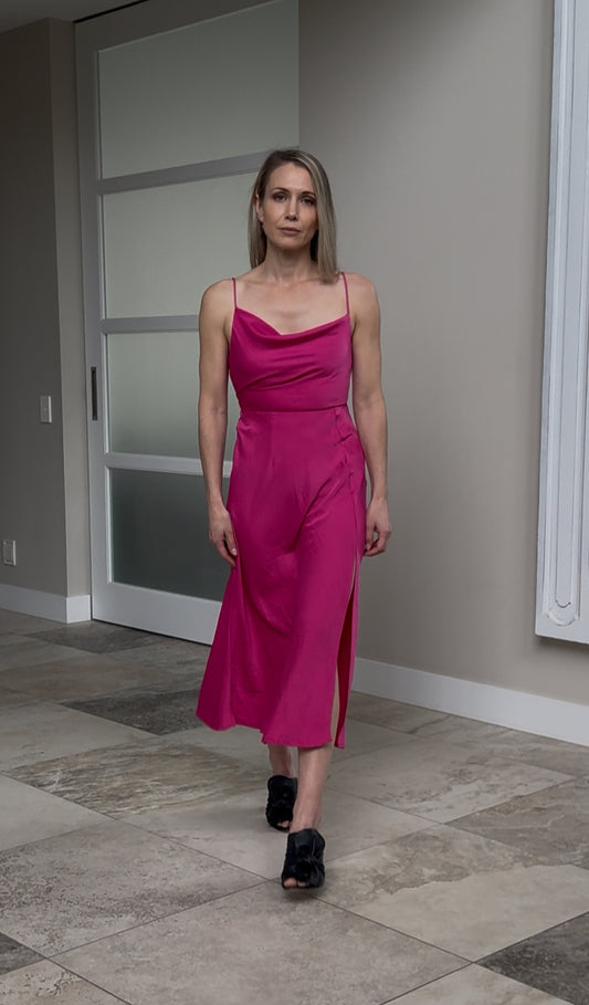 DEBBIE DABBIE Pink Midi Length Dress