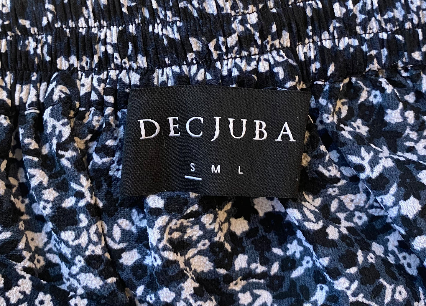 DECJUBA Blue/Black Mini Skirt