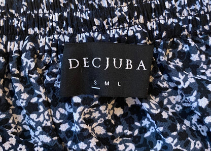 DECJUBA Blue/Black Mini Skirt
