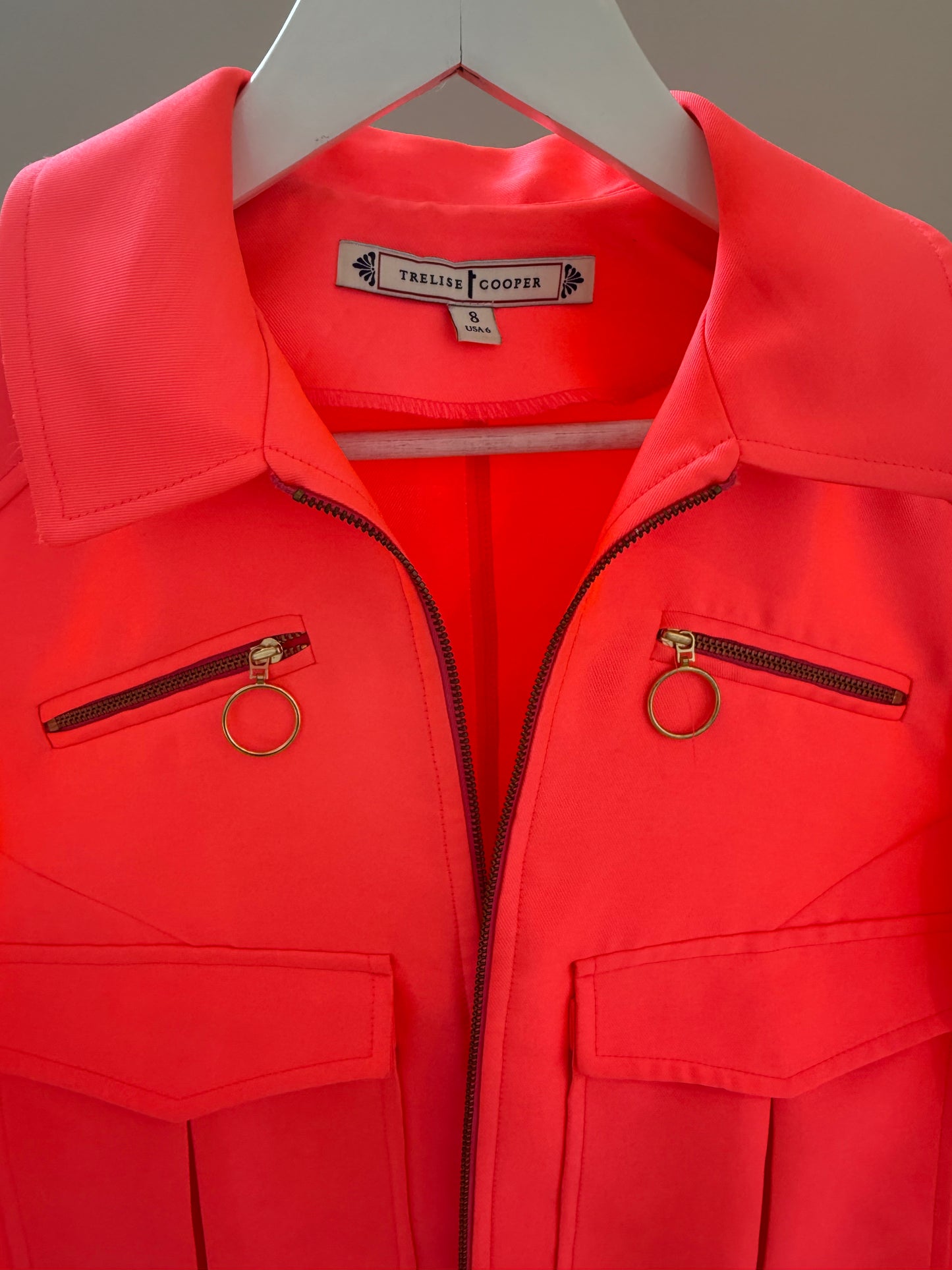TRELISE COOPER Orange/Pink Jacket