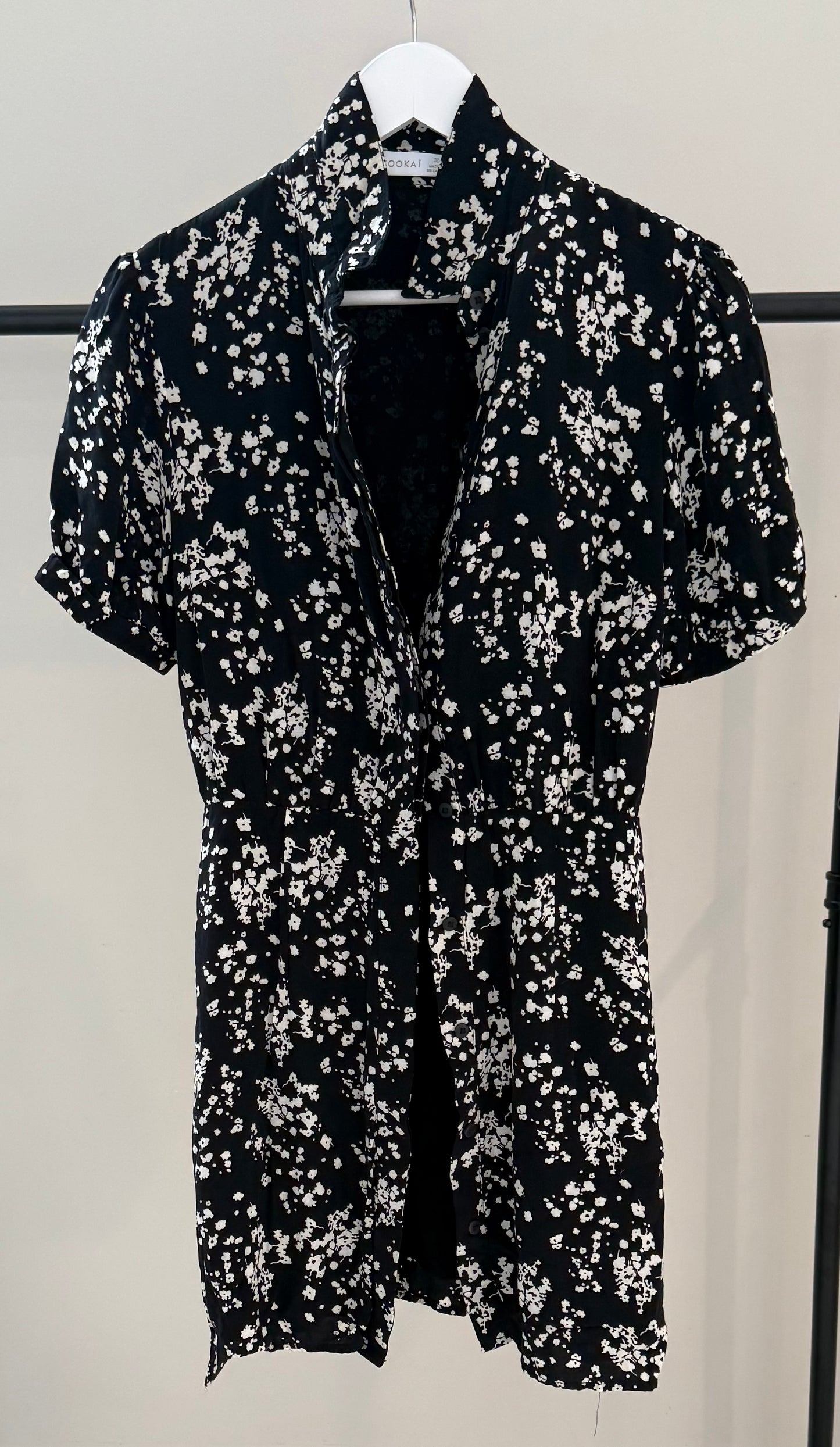 KOOKAI Black/White Floral Dress