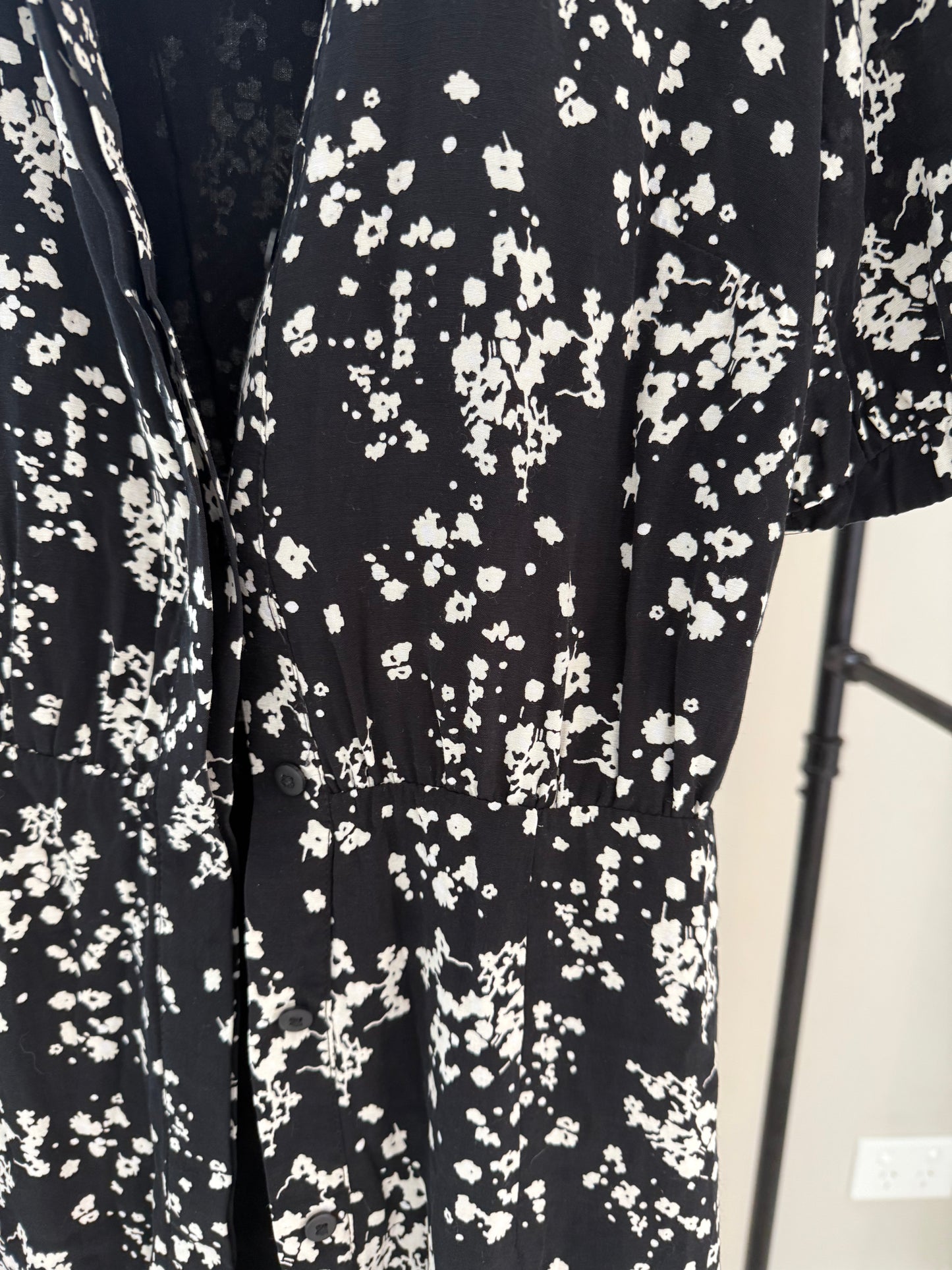 KOOKAI Black/White Floral Dress