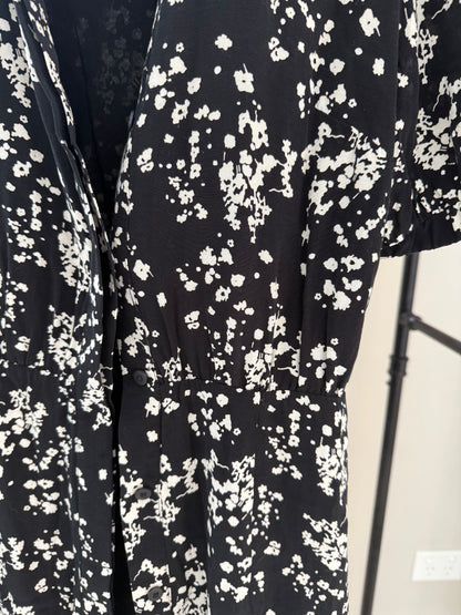KOOKAI Black/White Floral Dress